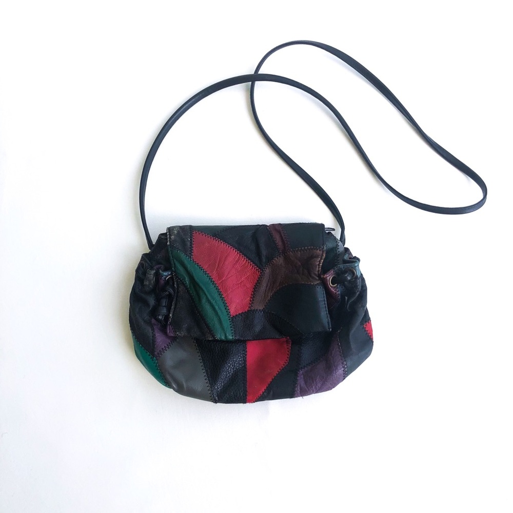 Vintage color block style purse